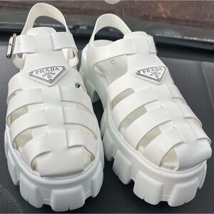 Prada Women's White Sandals
